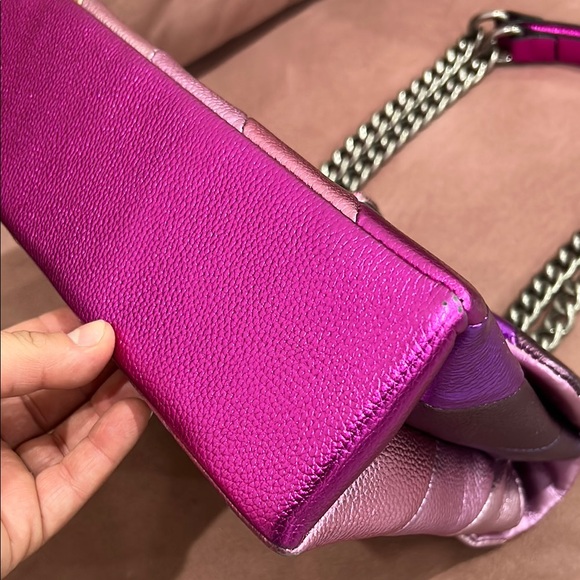 Kurt Geiger Pink and Purple Shoulder Bag THE KENSINGTON - Picture 2 of 14
